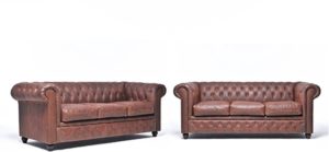 The Chesterfield Brand Vintage - 3+3 zits - Vintage Bruin