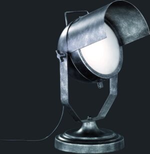 Trio Leuchten cinema - Tafellamp - 1 lichts - H 37.5 cm - Zilver