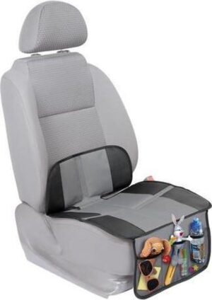 Universele Autostoel Beschermer - Organizer met 3 Vakken - Bescherm Mat voor Kinderstoel in Auto