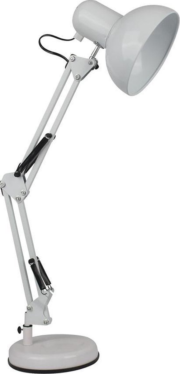 sextant verbannen lijst V-tac VT-7512 Bureaulamp - Tafellamp met verstelbare arm - wit - E27 -  Woonaanraders