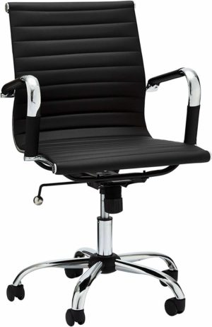 Valhalla - Luxe bureaustoel - Ergonomisch - Kunstleer - In hoogte verstelbaar - Directiestoel - 54x65x100