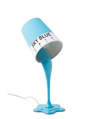 Verfemmer tafellamp blauw Balvi CMYK