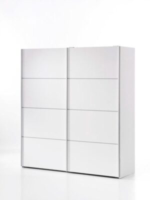 Veto kledingkast 2-deurs incl. 3 losse planken, B 182 cm, wit.