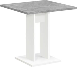 Vierkante eettafel Bandol 70x75x70 cm breed in grijs beton
