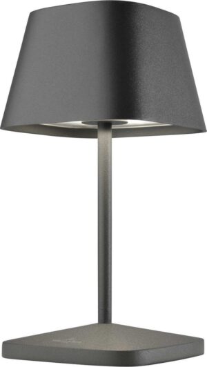 Villeroy &Boch Neapel LED Tafellamp oplaadbaar antraciet H.20cm