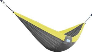 Vivere Parachute Hangmat - Double - Grijs / Geel