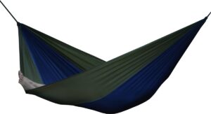Vivere Parachute Hangmat - Double - Navy / Olijf