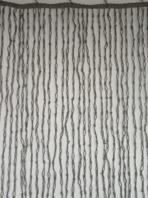 Vliegengordijn - Deurgordijn - Papier - 90 x 200 cm - Grijs