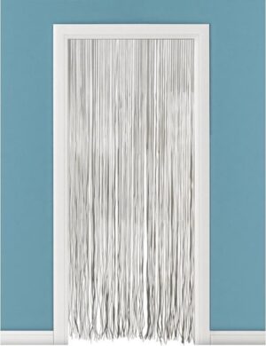 Vliegengordijn/deurgordijn PVC twist zwart - 90 x 220 cm - Insectenwerende vliegengordijnen