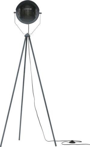 WOOOD Lester Vloerlamp - Metaal - Betongrijs - 155x65x65