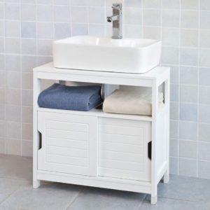 Wastafelkast - Kolomkast - Voor in de badkamer - Wit