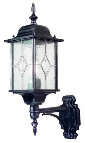 Wexford wandlamp staand - zwart/grijs