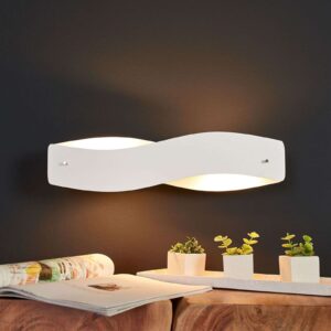 Witte LED wandlamp Lian chique ontwerp - dimbaar