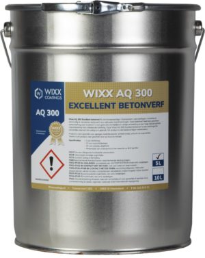 Wixx AQ 300 Excellent betonverf | Wit | 5 liter