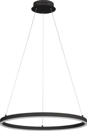 Wofi - Vaasa - Hanglamp - Led - zwart - 60cm
