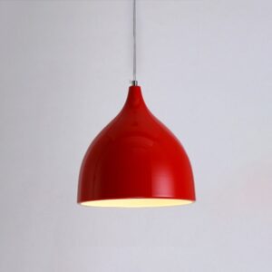 YWXLight restaurant kroonluchter eenvoudige moderne single-head eettafel lamp Fashion gangpad woonkamer Bar (rood)