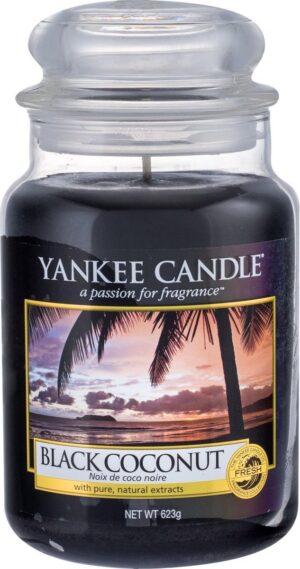 Yankee Candle Large Jar Geurkaars - Black Coconut