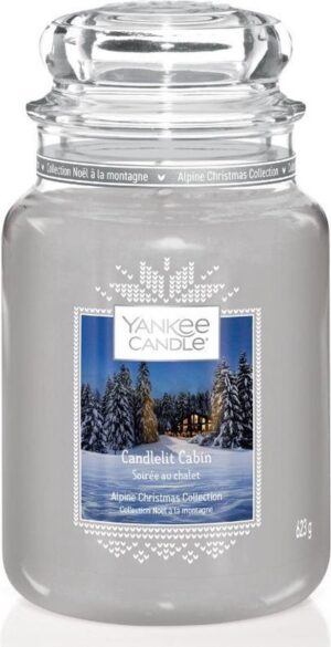 Yankee Candle Large Jar Geurkaars - Candlelit Cabin