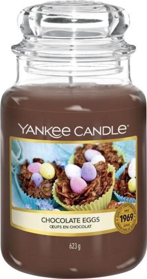 Yankee Candle Large Jar Geurkaars - Chocolate Eggs