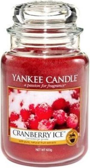Yankee Candle Large Jar Geurkaars - Cranberry Ice