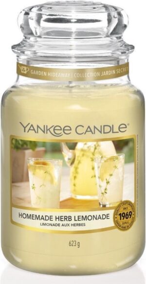 Yankee Candle Large Jar Geurkaars - Homemade Herb Lemonade