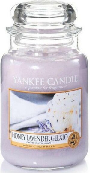 Yankee Candle Large Jar Geurkaars - Honey Lavender Gelato