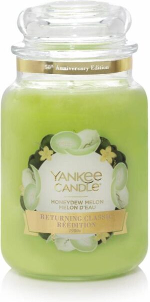 Yankee Candle Large Jar Geurkaars - Honeydew Melon