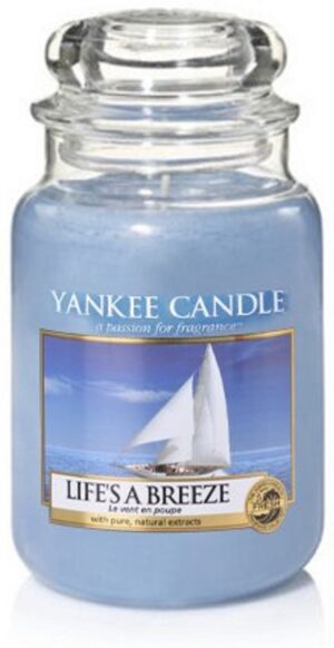 Yankee Candle Large Jar Geurkaars - Life's a Breeze
