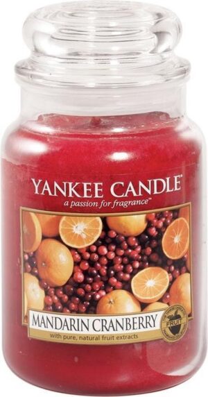 Yankee Candle Large Jar Geurkaars - Mandarin Cranberry