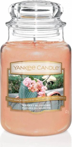 Yankee Candle Large Jar Geurkaars - Market Blossoms