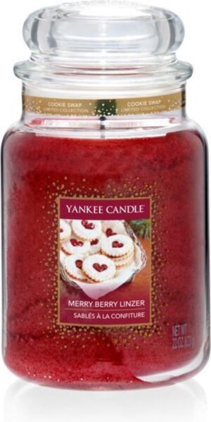Yankee Candle Large Jar Geurkaars - Merry Berry Linzer