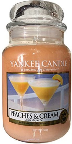 Yankee Candle Large Jar Geurkaars - Peaches & Cream