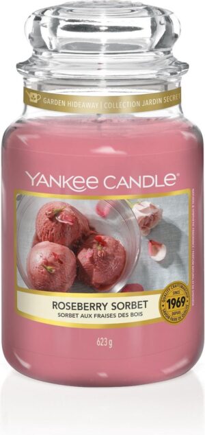 Yankee Candle Large Jar Geurkaars - Roseberry Sorbet