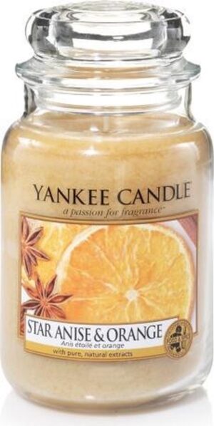 Yankee Candle Large Jar Geurkaars - Star Anise and Orange