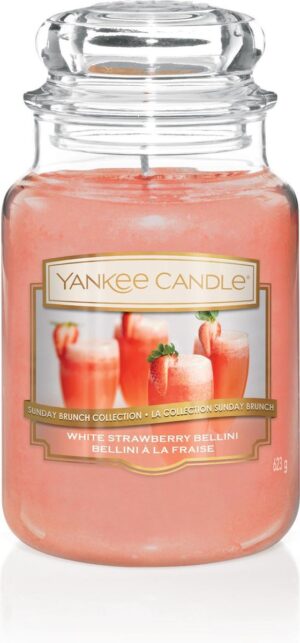 Yankee Candle Large Jar Geurkaars - White Strawberry Bellini