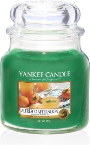 Yankee Candle Medium Jar Geurkaars - Alfresco Afternoon
