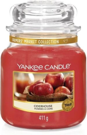 Yankee Candle Medium Jar Geurkaars - Ciderhouse