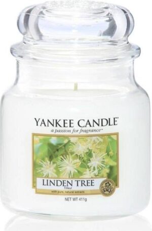 Yankee Candle Medium Jar Geurkaars - Linden Tree