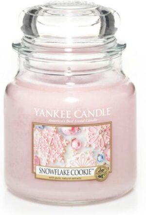 Yankee Candle Medium Jar Geurkaars - Snowflake Cookie