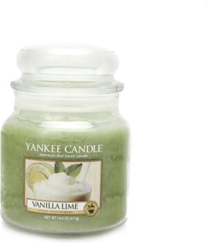 Yankee Candle Medium Jar Geurkaars -Vanilla Lime