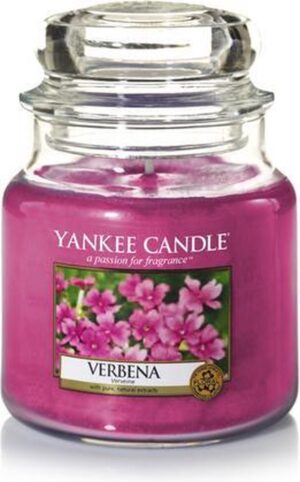 Yankee Candle Medium Jar Geurkaars -Verbena