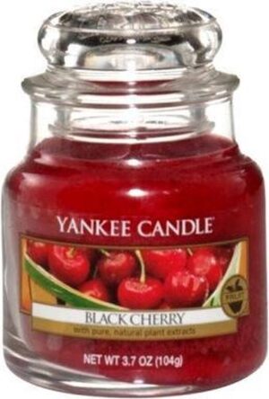 Yankee Candle Small Jar Geurkaars - Black Cherry