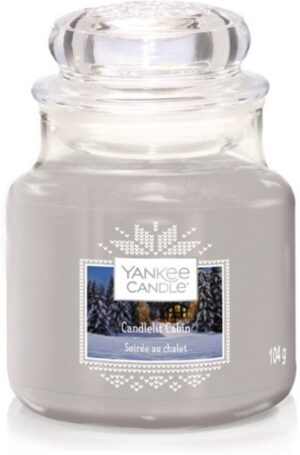 Yankee Candle Small Jar Geurkaars - Candlelit Cabin