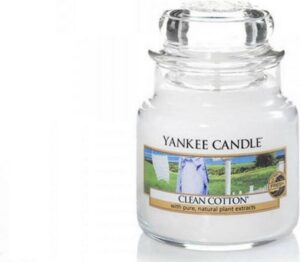 Yankee Candle Small Jar Geurkaars - Clean Cotton