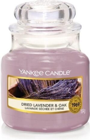 Yankee Candle Small Jar Geurkaars - Dried Lavender & Oak