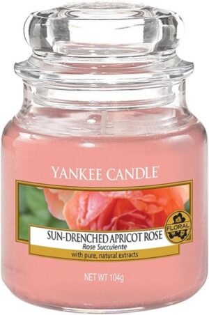 Yankee Candle Small Jar Geurkaars - Sun-Drenched Apricot Rose