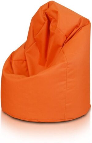 Zitzak fauteuil oranje- loungestoel zitkussen relaxkussen