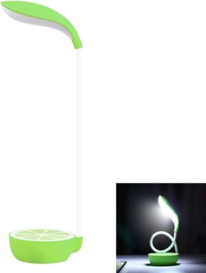 Zonneschijn D-001 LED citroen gevouwen Desk tafellamp nieuwheid draagbare Touch traploos dimmen oogbescherming Oplaadbare nacht Light(Green)