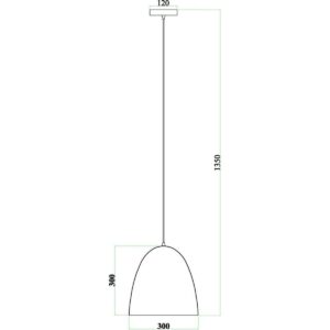 Zoomoi Bell | Hanglampen woonkamer - koperkleurig - industrieel - Geschikt voor LED