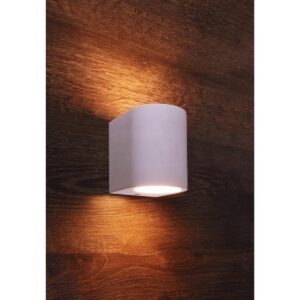 Zoomoi - Giulia - Wandlamp - gips - Overschilderbaar - wit